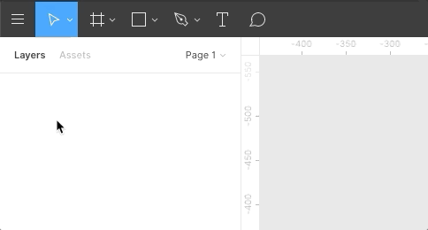 How to turn on Figma libraries gif
