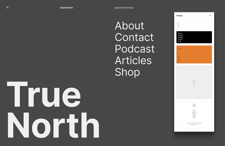 块编辑器中的导航叠加层模式