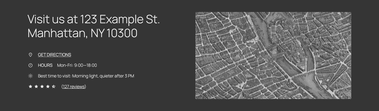 位置屏幕中的图标块。