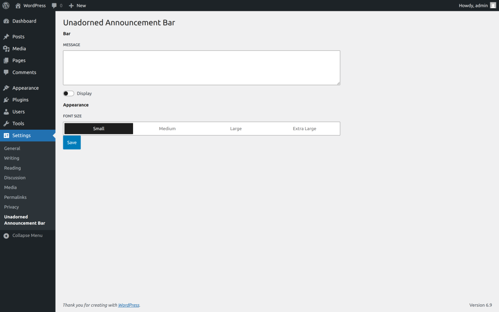 截图：字段分组到“Bar”和“Appearance”部分。