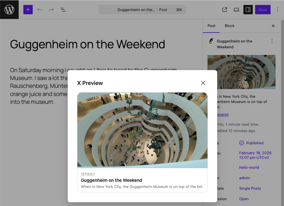 模态框中显示的预览截图