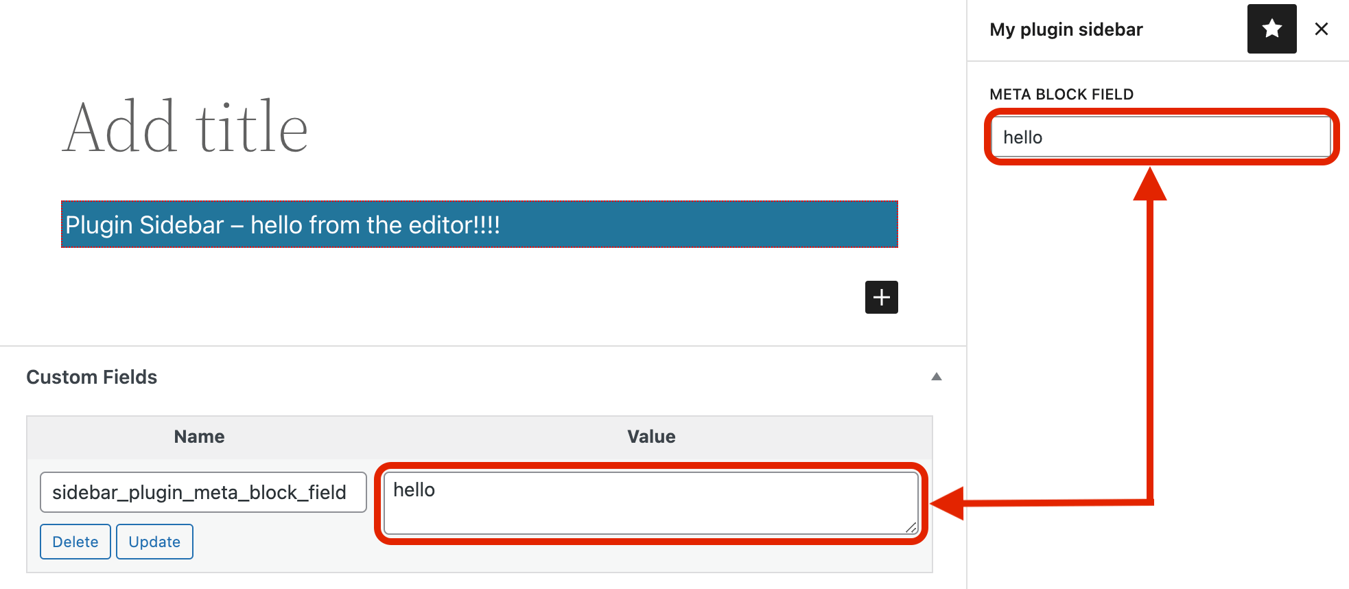 Text Control and Custom Field