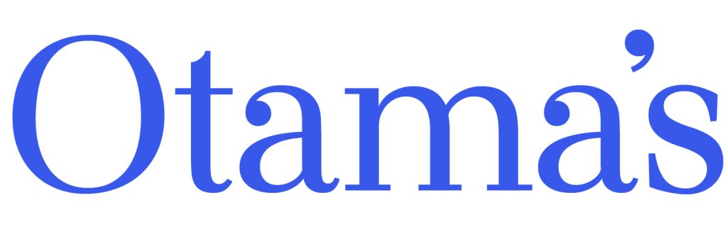字体图像，内容为“Otama's”，这是下一句话的第一个词。